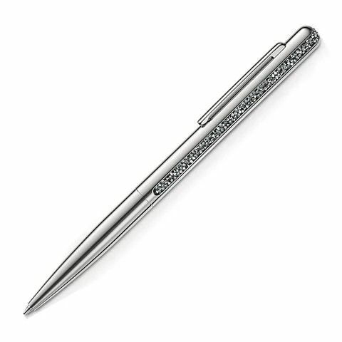 Swarovski Crystal Swarovski - Crystal Shimmer Ballpoint Pen Silver Tone 3 Swarovski Crystal Swarovski - Crystal Shimmer Ballpoint Pen Silver Tone