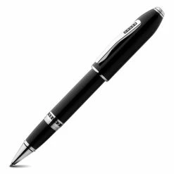 Cross - Peerless 125 Black Lacquer & Platinum Rollerball Pen
