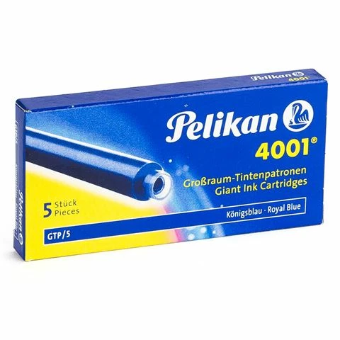 Pelikan - Giant Royal Blue Ink Cartridge Set 5pce 3 Pelikan - Giant Royal Blue Ink Cartridge Set 5pce